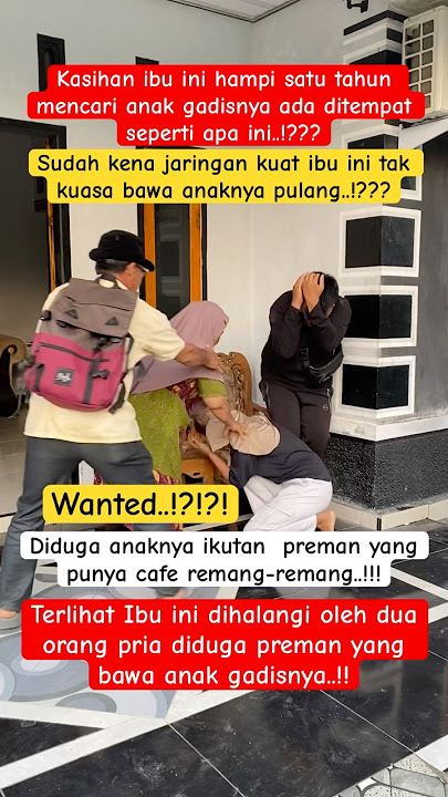 Waspada sindikat perdagangan gadis terutama  gadis kampung yg bthpekerjaan &uang #bangrenggochannel
