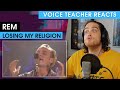 Voice Teacher Reacts to REM - Losing My Religion (MTV's 10th Anniversary)