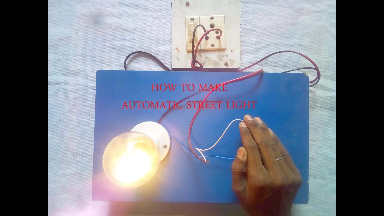 Automatic street light, 220v AC supply Circuit Easy at home   by prajapati