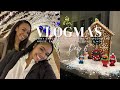 VLOGMAS DAY 6 | Mommy Daughter Time, Building a Gingerbread House, Easy Festive Decor, Lights + More