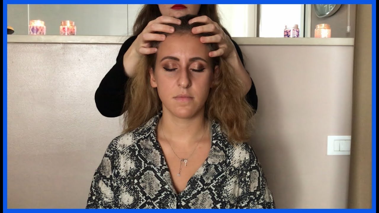 ASMR - Head massage & brushing hair💆🏻‍♀️😴