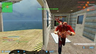Counter-Strike Source Zombie Escape Mod Gameplay on ze_mountainpass_b6a Map