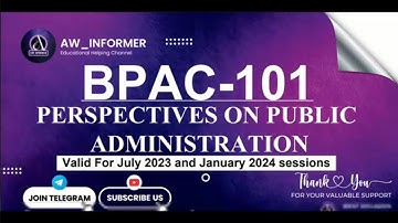 BPAC 101 SOLVED ASSIGNMENT IN ENGLISH 23-24 | BPAC 101 SOLVED ASSIGNMENT 23-24 | FREE SOLVED ASSIG.😦