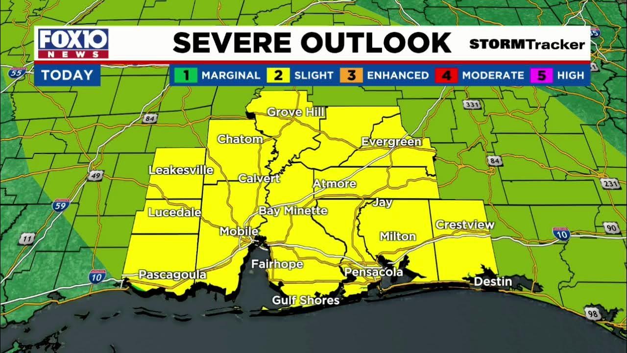 Tornado Warning Mobile County YouTube