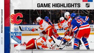 Flames @ Rangers 2/6 | NHL Highlights 2023
