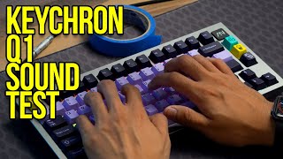 I violated my principles to sound test the Keychron Q1