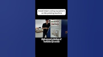 High-definition and high-speed variable QR code printer.#inkjetprinter #uvprinter #variabledata