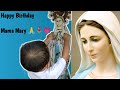 Happy Birthday Mama Mary | Riri gave flower to Mama Mary