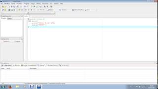 Linguaggio C (Hello World)
