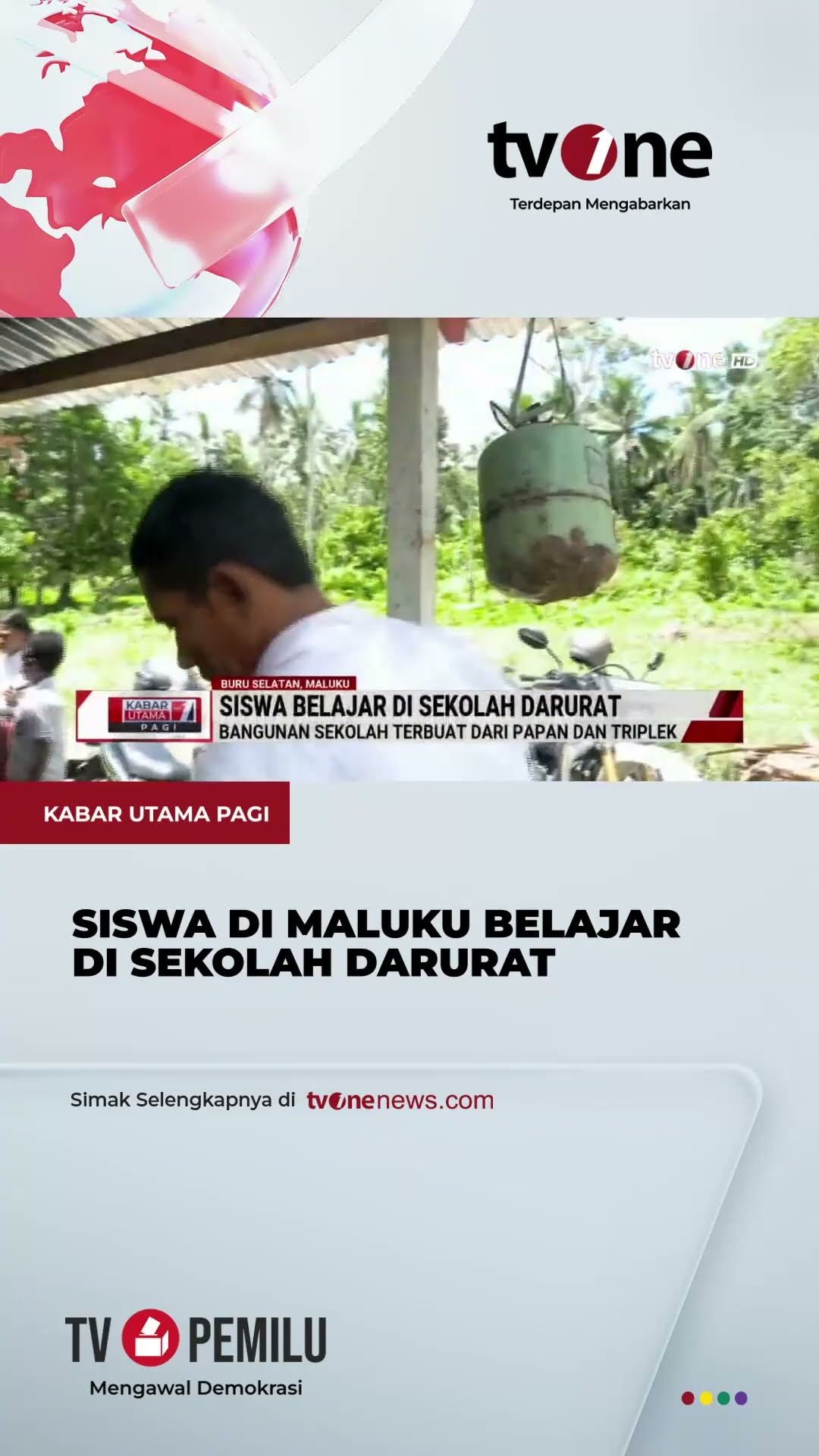 Kisah Pilu Siswa di Maluku Harus Belajar di Sekolah Darurat | tvOne