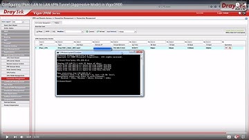 Configuring IPsec LAN to LAN VPN Tunnel (Aggressive Mode) in Vigor3900