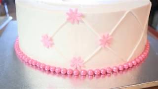 Baby Shower Cake for Girl | Baby Shower Party Ideas| DIY \& How to | Delivering a Cake