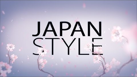 Japan style intro romantic titles text animation promo by // INNOVATIVE HANDS //
