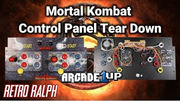 Arcade1up Mortal Kombat Control Panel Teardown!