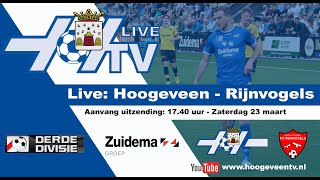 Live-uitzending Hoogeveen - Rijnvogels