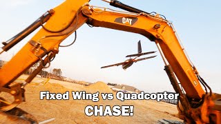 FPV Chase - Fixed Wing vs Quad - Shelby Voll Hee Wing T1