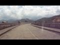 Driving over the victoria dam sri lanka