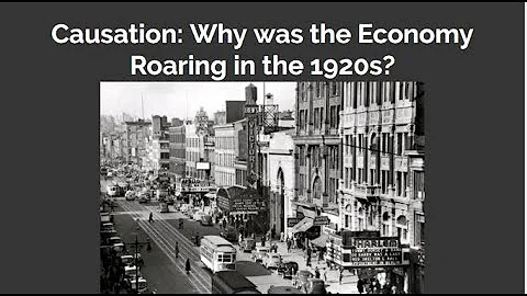 Why did the US economy boom in the 1920s?