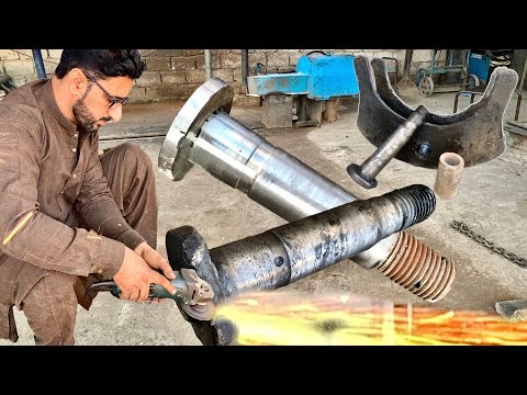 How to Repair Truck Suspension Leaf Spring Catcher Pins ✅ Pakistani Parts Rebuild