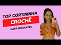 Top cortininha crochê