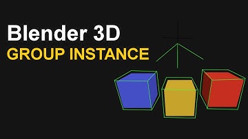 Use Group Instance - Blender 3D (Tutorial)