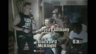 Red Hot Chili Peppers - Alcohol Salad 1988 with D.H. Peligro &amp; Blackbyrd McKnight - Interview &amp; Show