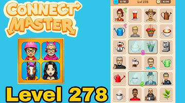 Connect master match puzzle level 278 solution walkthrough 