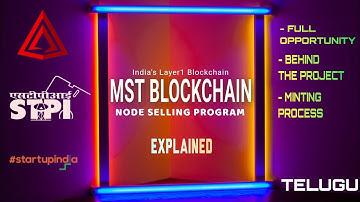 MST BLOCKCHAIN NODE SELLING OPPORTUNITY | TELUGU