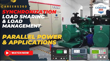 Synchronization , Load Sharing & Load Management- Parallel Power Applications and Design