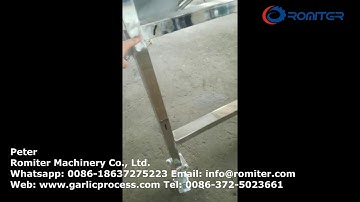 Rotary Garlic Seeds Size Sorting Machine for Thailand Customer