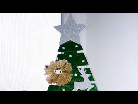 Video: Wie Man Mit Eigenen Händen Einen Kreativen Weihnachtsbaum Macht