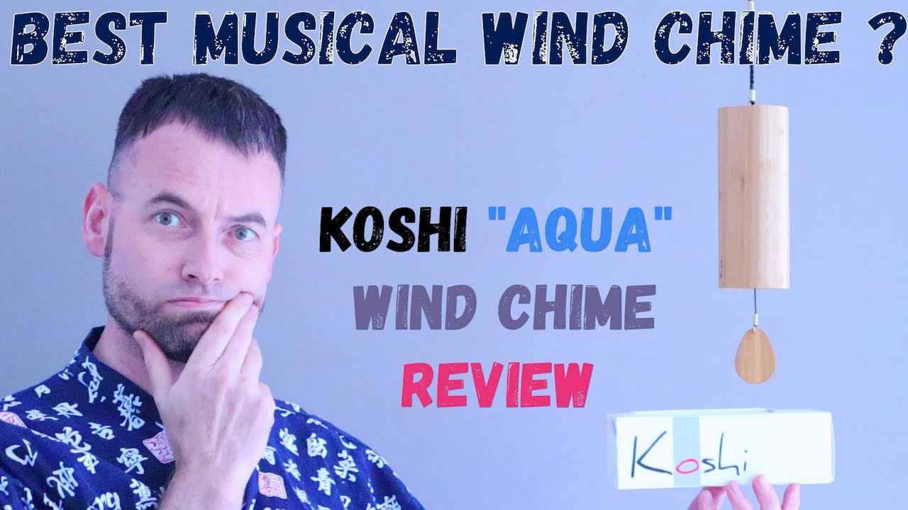 Koshi  AQUA Wind Chimes Great sound bell, chime, handbell 