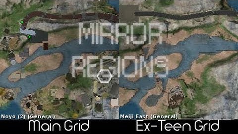 Second Life Mirror Regions: Ex-Teen Grid VS Sansara Continent