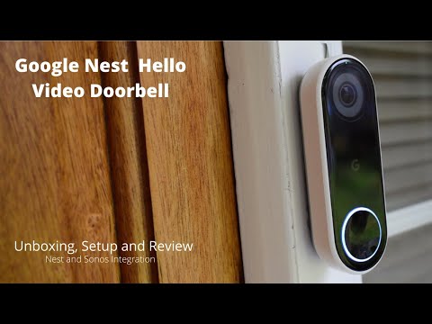 Google Nest Hello Video Doorbell | Installation With No Existing Wiring Nest Integration. - YouTube