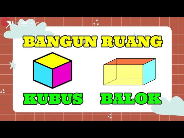 BANGUN RUANG MATEMATIKA SD || KUBUS DAN BALOK || Ciri-Ciri, Sifat-Sifat, Jaring-Jaring dan Rumus class=