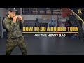 How to do a double turn on the Heavy bag! { Happy thanksgiving }