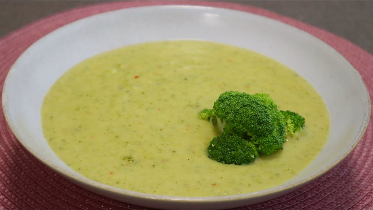 Die perfekte Brokkoli Creme Suppe in nur 20 Minuten | Brokkoli Rezept ...
