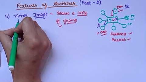 Features of Switches Part 2|Lec 79|computer networks|Ankita Sood
