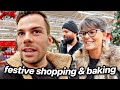 I CAN&#39;T BELIEVE SHE DID THIS!! | Working Out with my Brother, Festive Shopping &amp; Baking with my Mum!