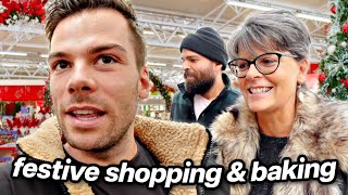 I CAN&#39;T BELIEVE SHE DID THIS!! | Working Out with my Brother, Festive Shopping &amp; Baking with my Mum!