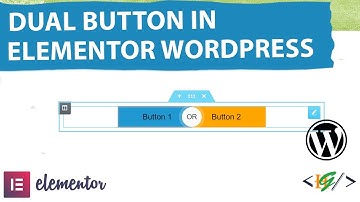 How to Add Dual Button Widget Of Elementor Addon Elements Plugin in WordPress Website