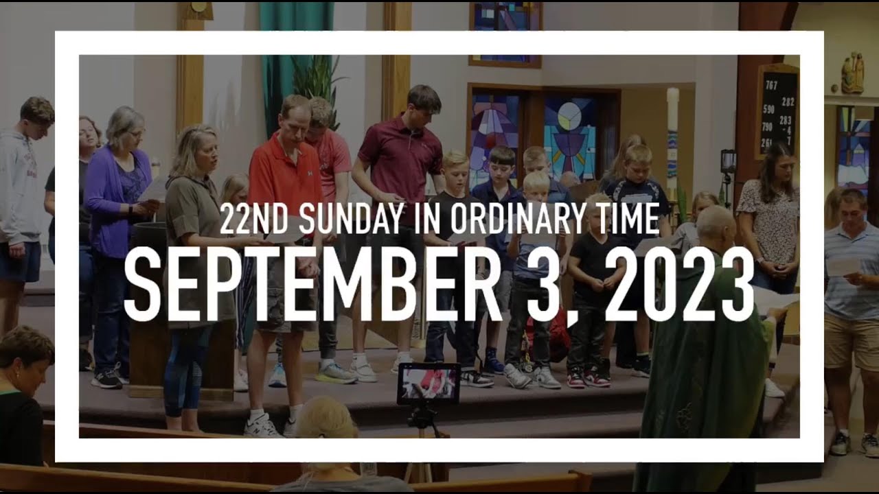Mass September 3, 2023 YouTube