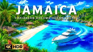 Jamaica 4K Drone Footage | Turquoise Sea, Palm Beaches & Tropical Reggae Energy 🌴