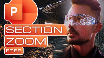 PowerPoint Section ZOOM Tutorial ✅ Free Template