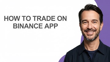 How To Trade On Binance App - KevinHowTo