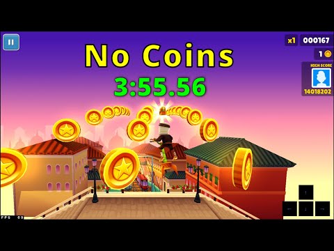 No Coins in 06:43.433 by andrenevss - Subway Surfers - Speedrun