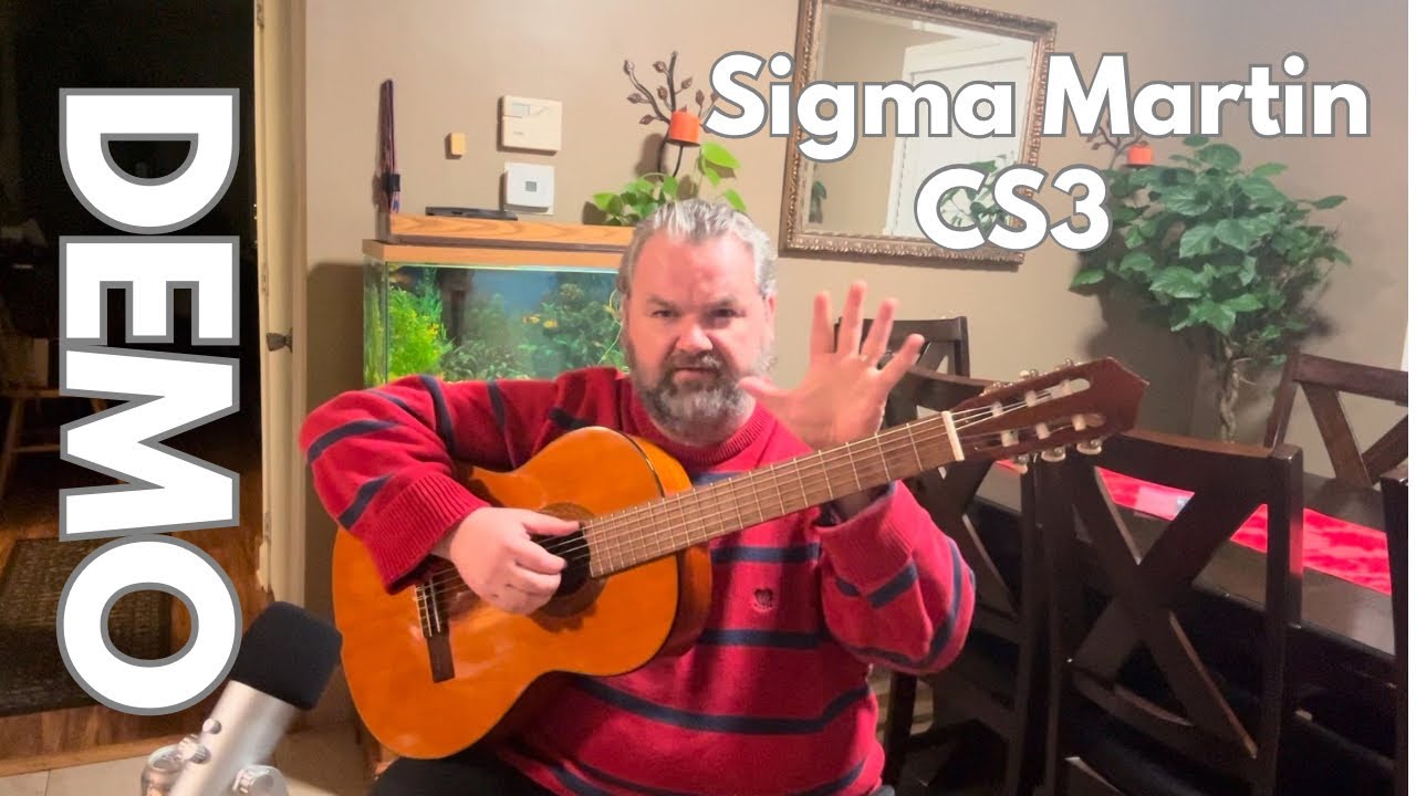 Обзор классической гитары Sigma Martin CS3. Демонстрация