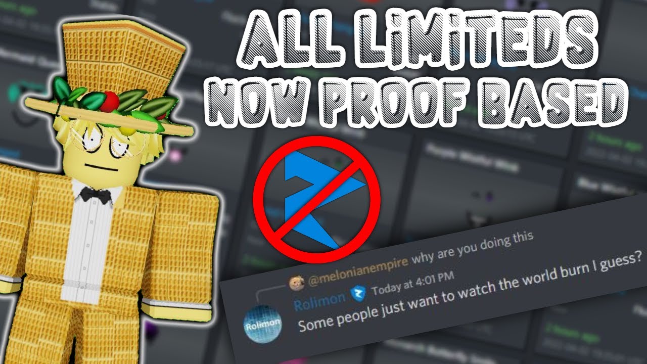 DID ROLIMONS DOOM ROBLOX TRADING? (NEW CHANGE TO ALL LIMITEDS!) 