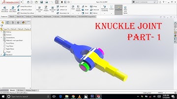 SolidWorks Tutorial | How to design Knuckle Joint in Solidworks | Part 1