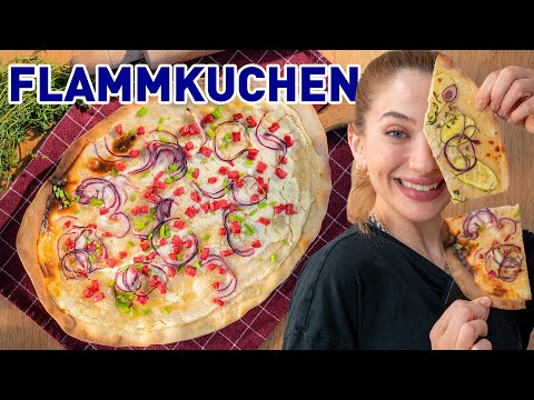 Pizza ve Lahmacunun Küçük Kardeşi Flammkuchen Tarifi (Alman Hamur İşi Tarifleri)